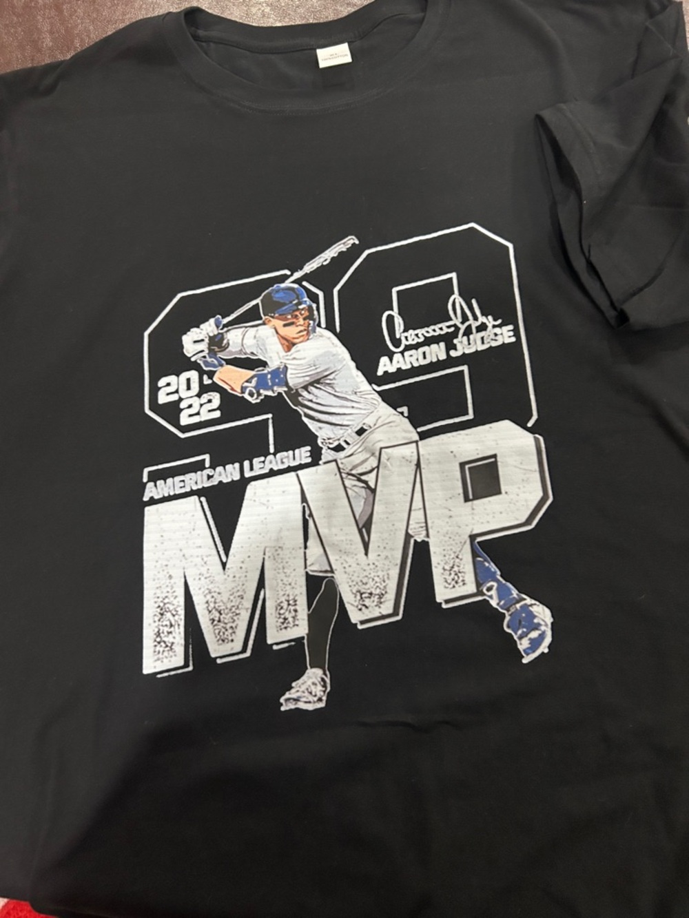 Aaron Judge 2022 American League MVP Graphic Tee - Black